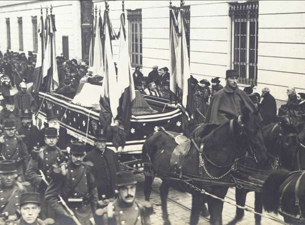 21 janvier 1914, Alfred Dreyfus à Amiens © Archives de la Somme 28FI31