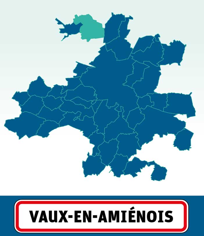 À Vaux, attention à l’eau © Amiens Métropole