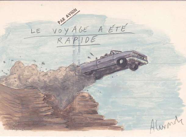 Le trait léger du dessin © Alexandre Léger