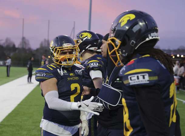 Les spartiates, champions de France de D2 © Laurent Rousselin