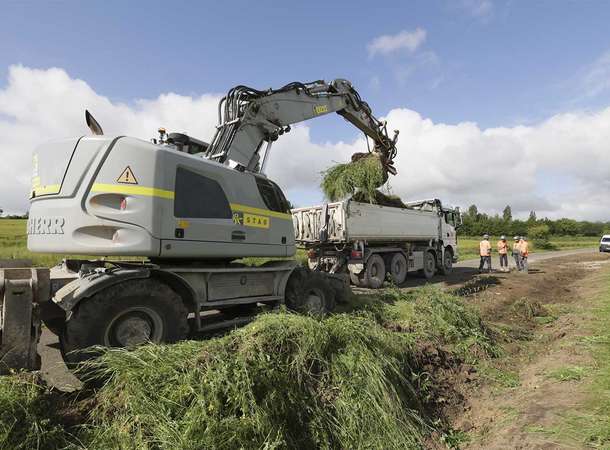 Une technique innovante pour la route entre Bovelles et Guignemicourt © Laurent Rousselin