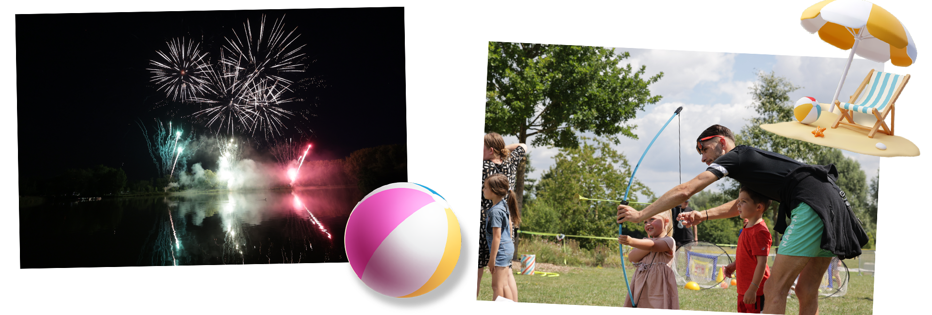 mode été activé ! - feu d'artifice, tir à l'arc