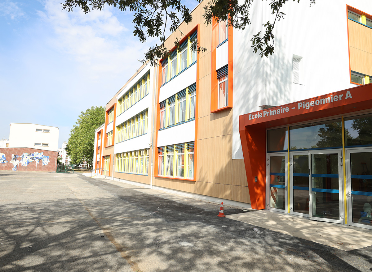 École Pigeonnier A : un nouveau nid pour les élèves © Christopher Leger