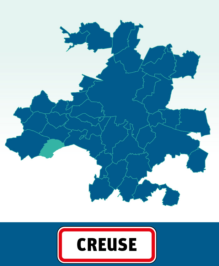 Creuse, fidèle à ses origines - Carte © Amiens Métropole