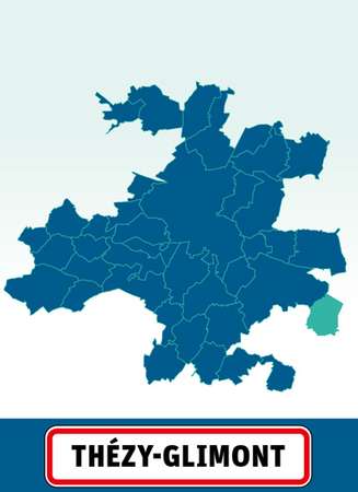 À Thézy-Glimont, la coopération fait le bzzz - Carte © Amiens Métropole