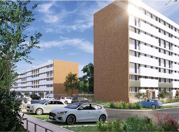 423 appartements rénovés derrière la Citadelle © Archetude