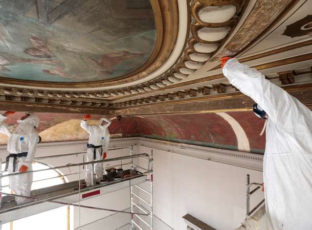Les décors originels du Musée exhumés © Laurent Rousselin-Amiens Métropole Les décors originels du Musée exhumés © Laurent Rousselin-Amiens Métropole
