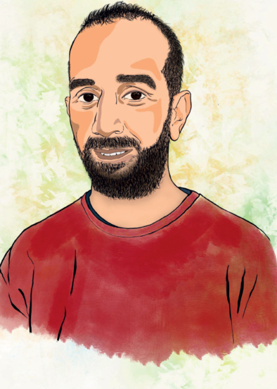 Bouziane OUDJI version dessin © Galerie Rêve Lucide