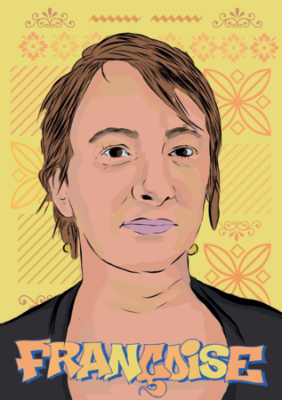 Françoise ROUSSEL version dessin © Galerie Rêve Lucide