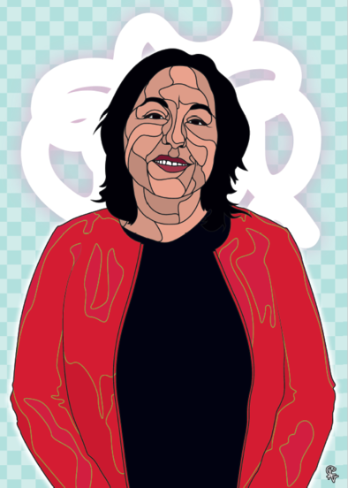 Hafida KHORSI-CAUET version dessin © Galerie Rêve Lucide