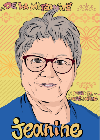 Janine DOPRÉ version dessin © Galerie Rêve Lucide