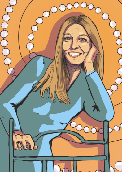 Adeline Moniez version dessin © Laurent Rousselin