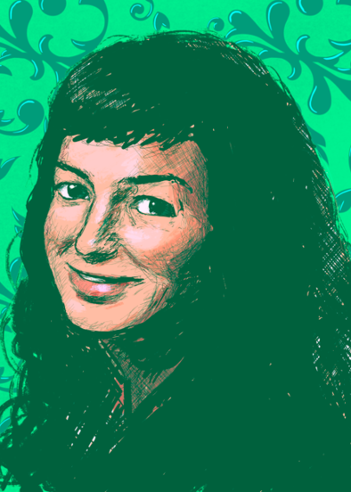 Elodie Bouchendhomme version dessin © Laurent Rousselin