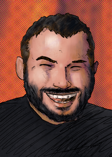 Mohamed seddiki version dessin © Laurent Rousselin