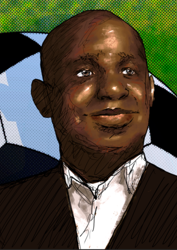 Oscar Ewolo version dessin © Laurent Rousselin