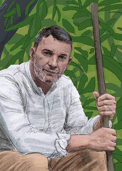 Pascal Goujon dit Paco (dessin) © Laurent Rousselin