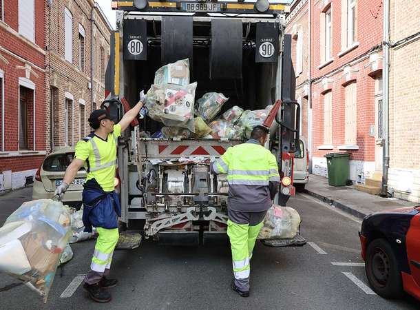 Collecte déchets © Laurent Rousselin / Amiens Métropole