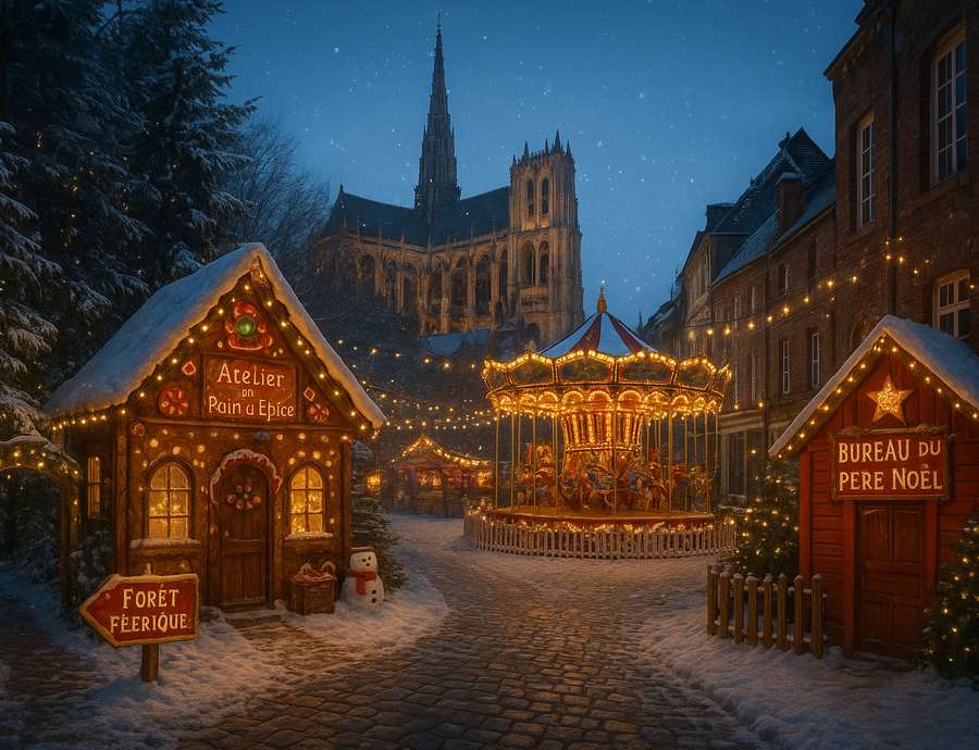 Vitrines de Noël 2025 © Amiens Metropole