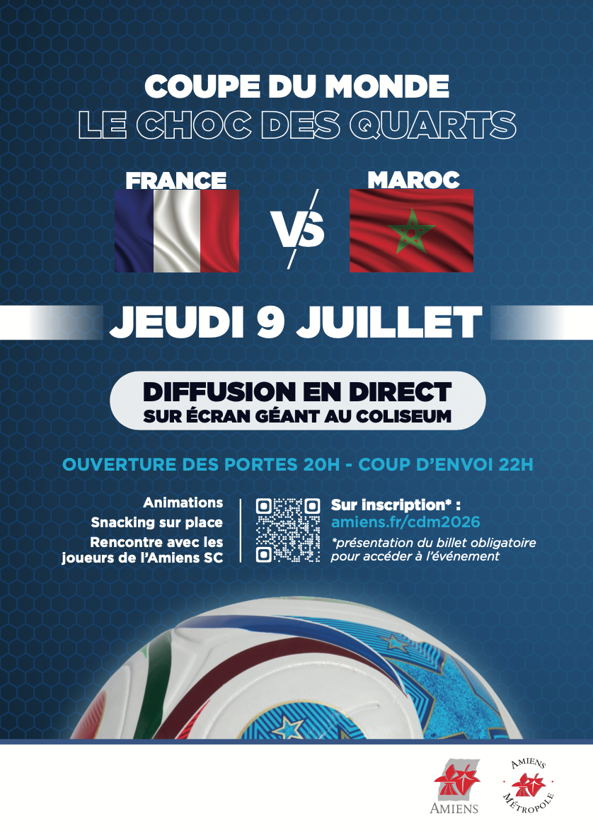 france vs maroc 2026 © Amiens Metropole