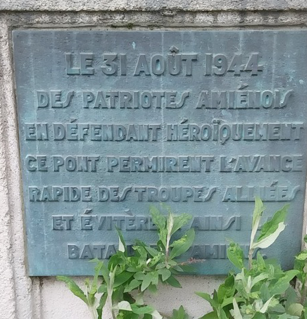 Le 31 août 1944, la défense du pont Beauvillé © D.R. Le 31 août 1944, la défense du pont Beauvillé © D.R.