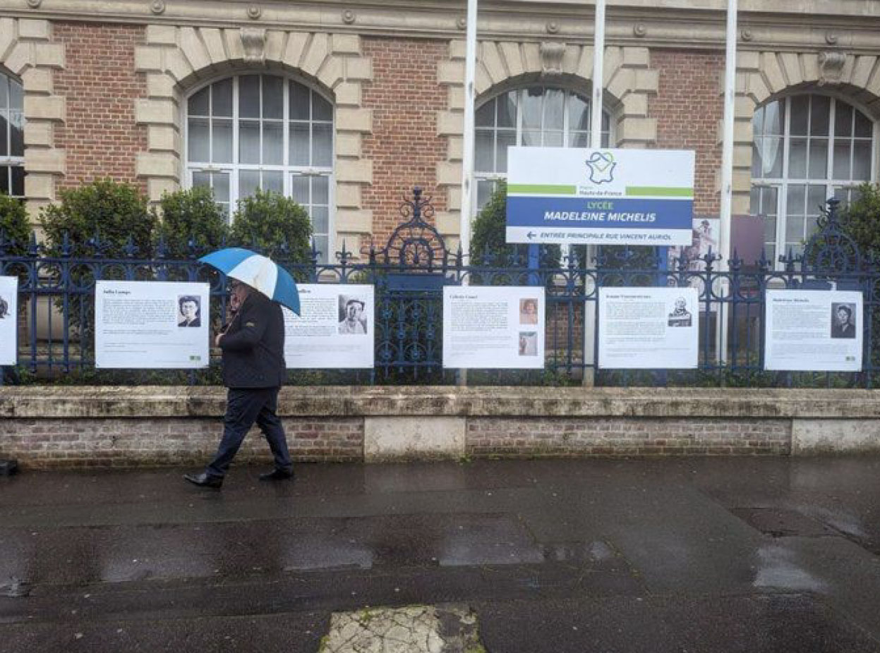 A proximité : le lycée Madeleine Michelis © Louis Teyssedou