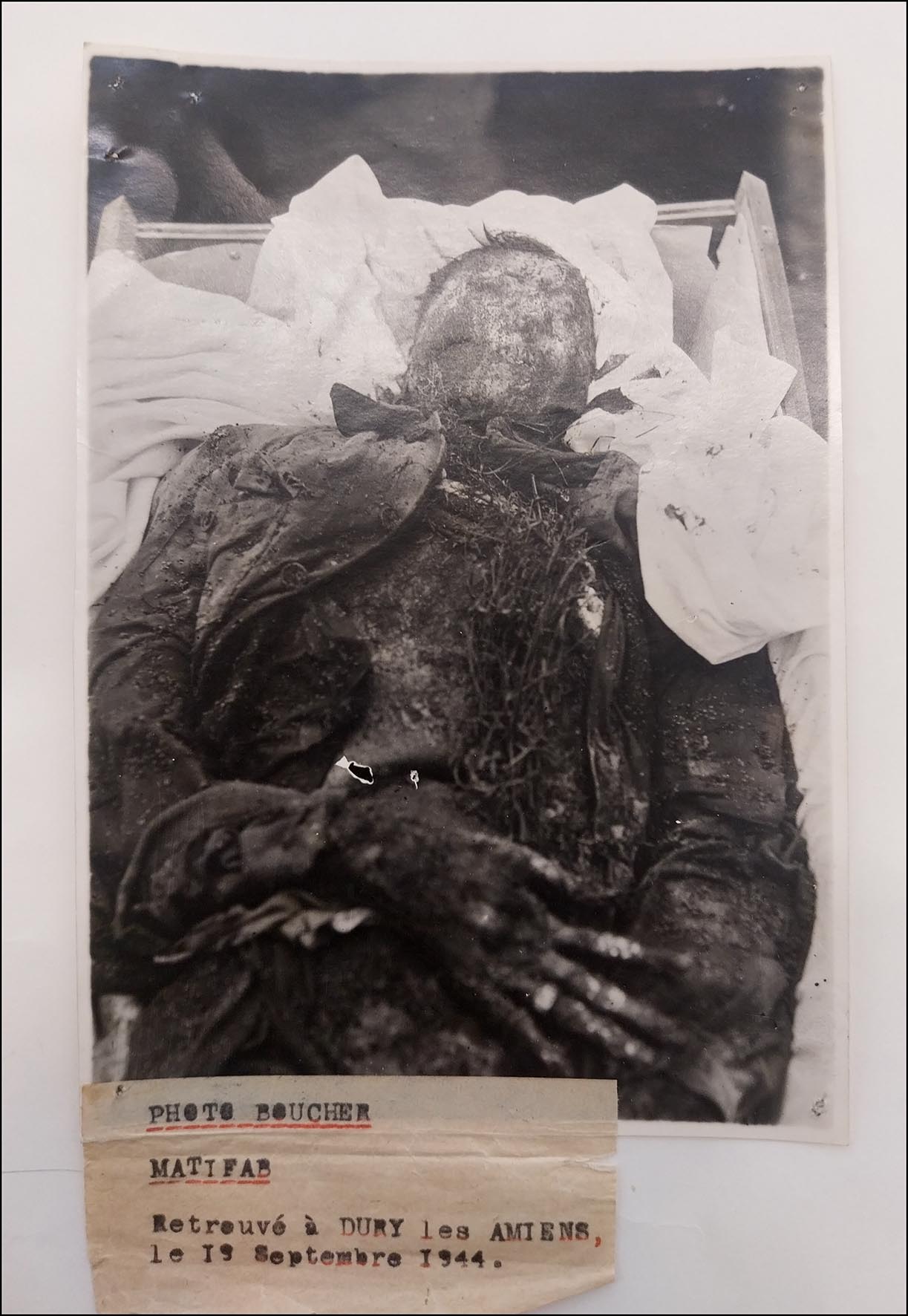 Cellules de tortures de la citadelle d'Amiens 04 © Archives de la Somme 26 W 940