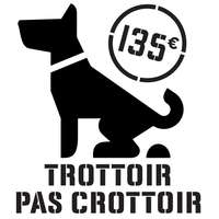Pochoir crottes © D.R. Pochoir crottes © D.R.