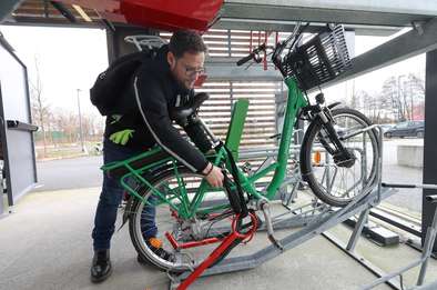 Nos accès directs / Stationner son vélo © Laurent Rousselin