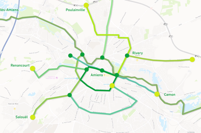 Plan vélo 2023-2026 © Amiens Métropole