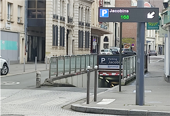 Parking Jacobins © D.R.