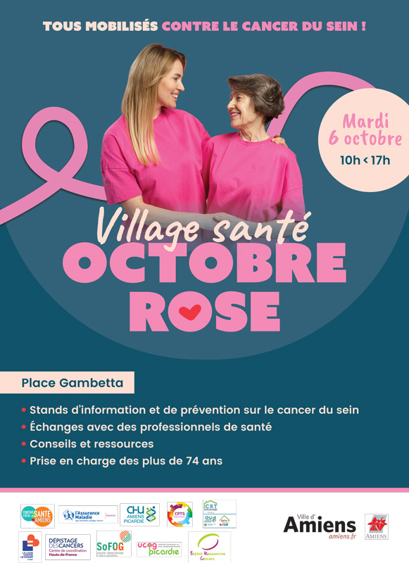 Village santé – Octobre Rose © Amiens Métropole