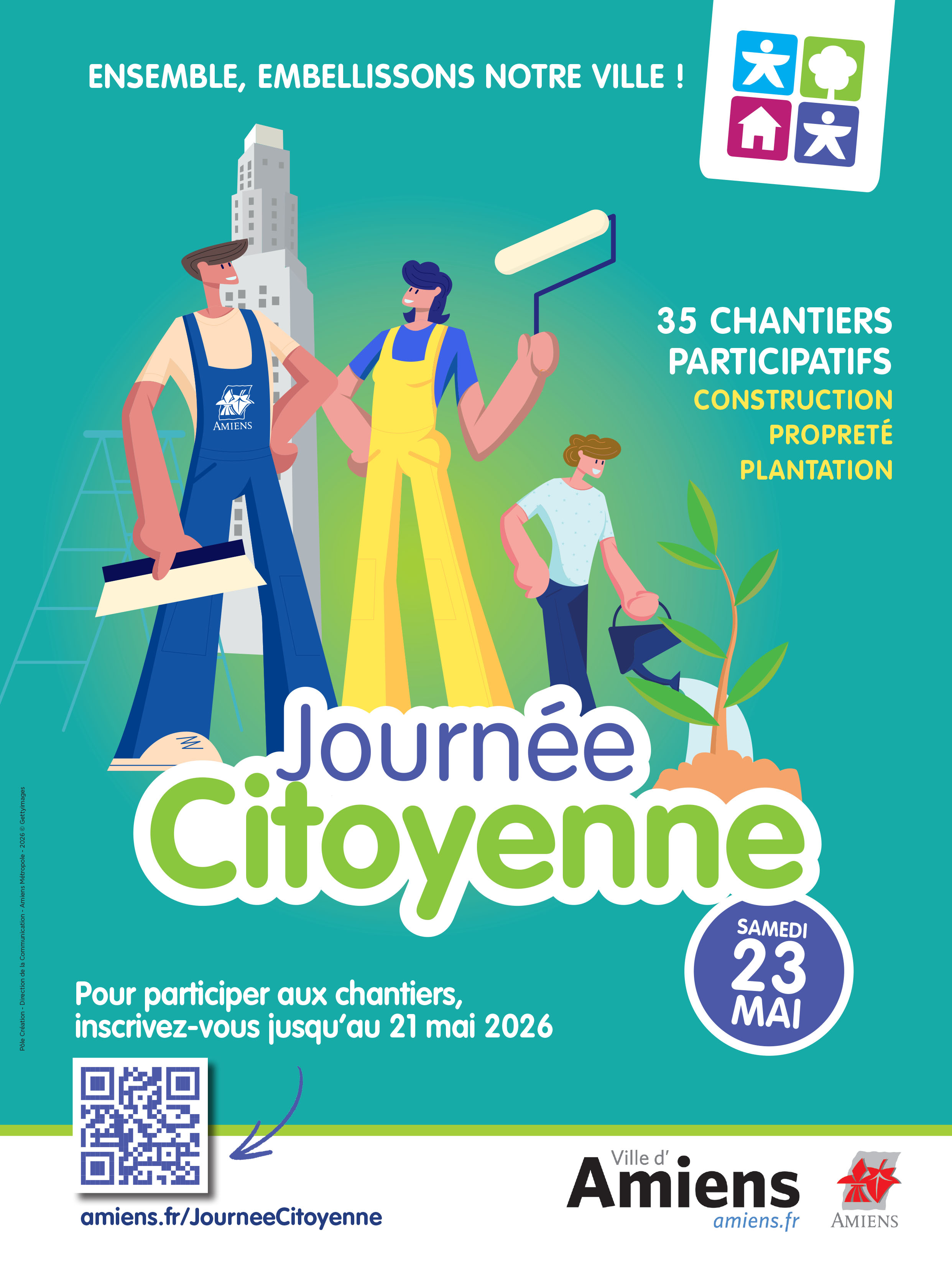 Affiche-Journée citoyenne 2026 © Amiens Métropole