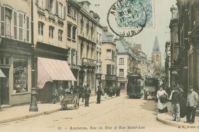 La rue Saint-Leu en 1905 © Archives municipales et communautaires d'Amiens_10Z3492