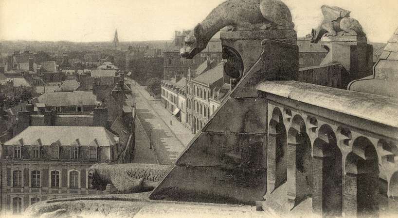 Chimères et gargouilles de Notre Dame d'Amiens © Archives municipales et communautaires d'Amiens_15Fi52 Chimères et gargouilles de Notre Dame d'Amiens © Archives municipales et communautaires d'Amiens_15Fi52