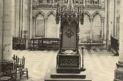 Notre Dame d'Amiens, vue des Reliques de Saint Jean-Baptiste © Archives municipales et communautaires d'Amiens_15Fi66