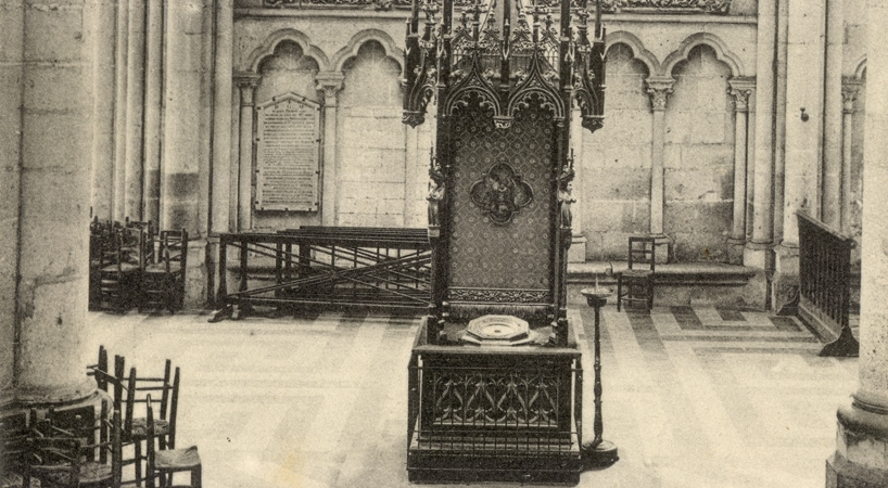 Notre Dame d'Amiens, vue des Reliques de Saint Jean-Baptiste © Archives municipales et communautaires d'Amiens_15Fi66