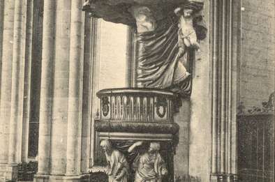 Vue de la chaire de la Cathédrale © Archives municipales et communautaires d'Amiens_15Fi71