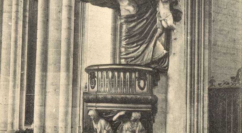 Vue de la chaire de la Cathédrale © Archives municipales et communautaires d'Amiens_15Fi71