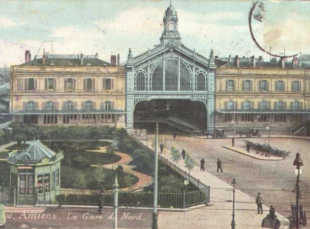 La Gare du Nord au début du XXe siècle. © 10Z246, Archives municipales et communautaires d'Amiens