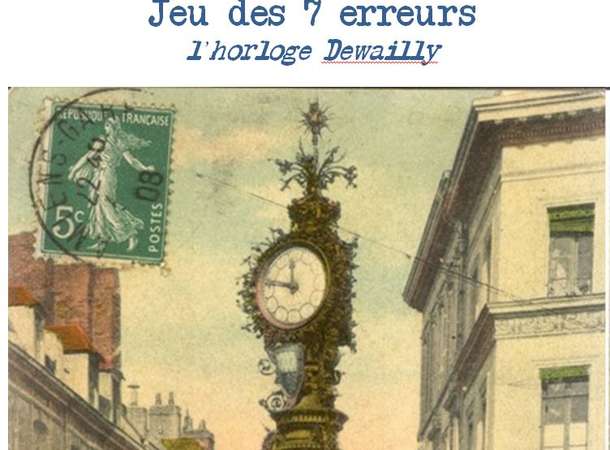 L'horloge Dewailly © Archives municipales et communautaires d'Amiens_15Fi95