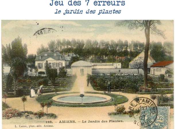 Le jardin des plantes © Archives municipales et communautaires d'Amiens_15Fi144