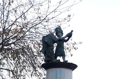 Vue du sommet de la sculpture "Monument à Jules Verne" © Archives municipales et communautaires d'Amiens