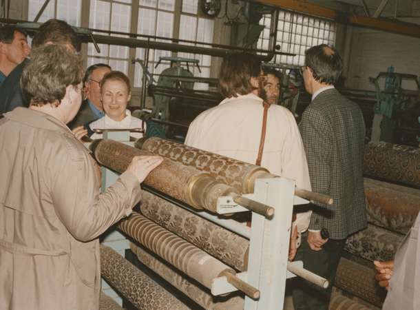 Visite de l'usine de velours Delaroière & Leclercq © Archives municipales et communautaires d'Amiens_9Fi1391