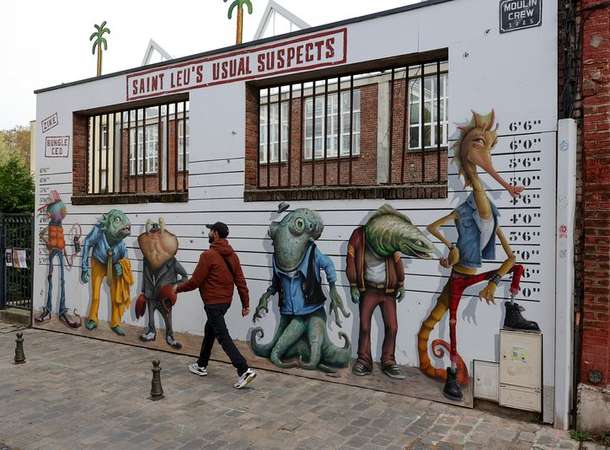 Fresque Bungle Ced & Ziké©Laurent Rouselin-Amiens Métropole © ©Laurent Rouselin-Amiens Métropole