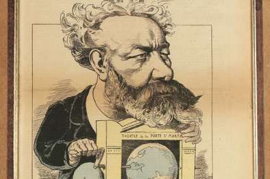 Caricature l'Eclipse par Gill © Col. Bibliothèques Amiens Métropole Fonds Jules Verne