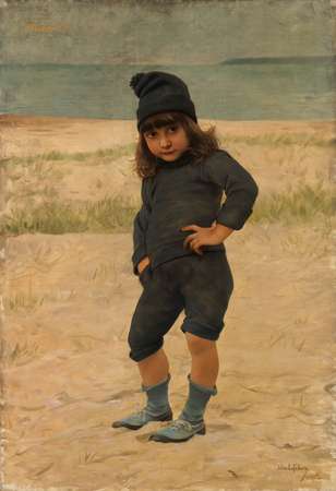 Jules Lefebvre, Portrait de Maurice, fils de l'artiste, sept 1888 © Irwin Leullier-Musée de Picardie
