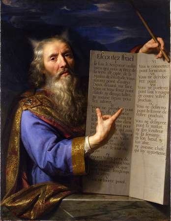 Philippe de Champaigne, "Moise et les Tables de la Loi", 1663 © Marc Jeanneteau - Musée de Picardie © Marc Jeanneteau - Musée de Picardie