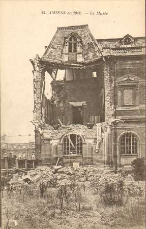 Après le bombardement, 1918