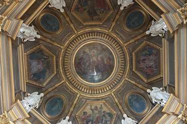 Galerie du Dôme plafond peint par Félix Barrias  © T.Rambaud-Musée de Picardie