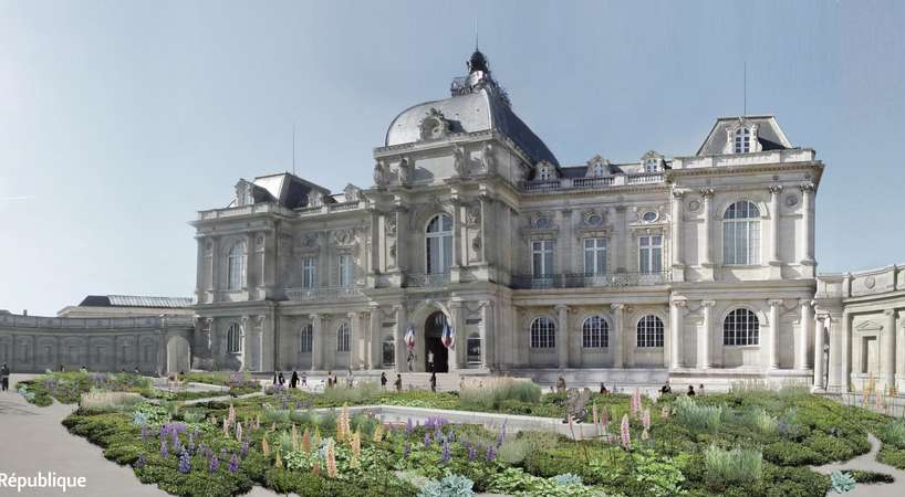 Perspective des jardins © Frenak et Jullien Perspective des jardins © Frenak et Jullien